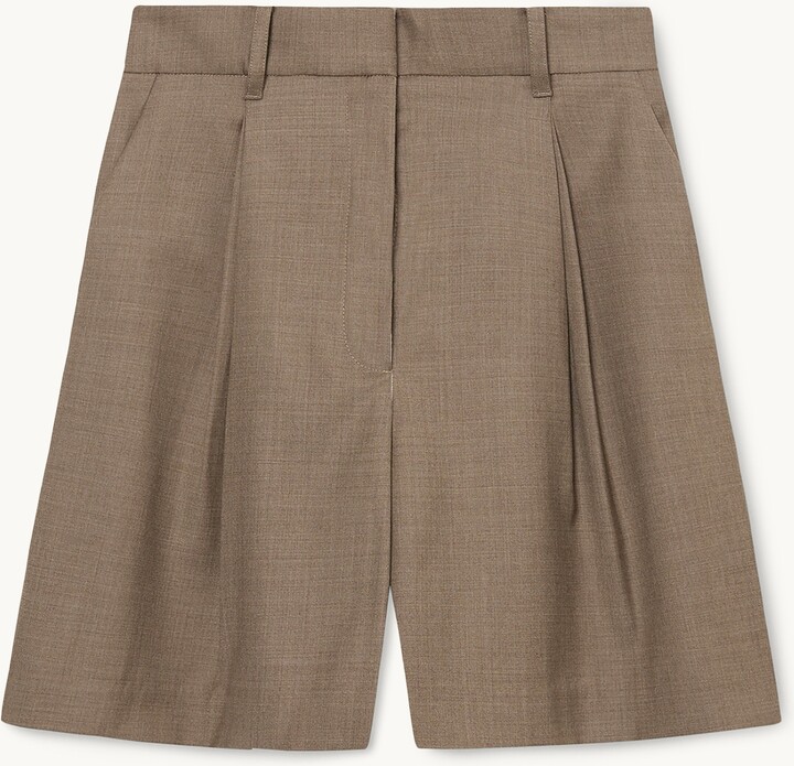 A Emery Astor Short Flax Melange Au14