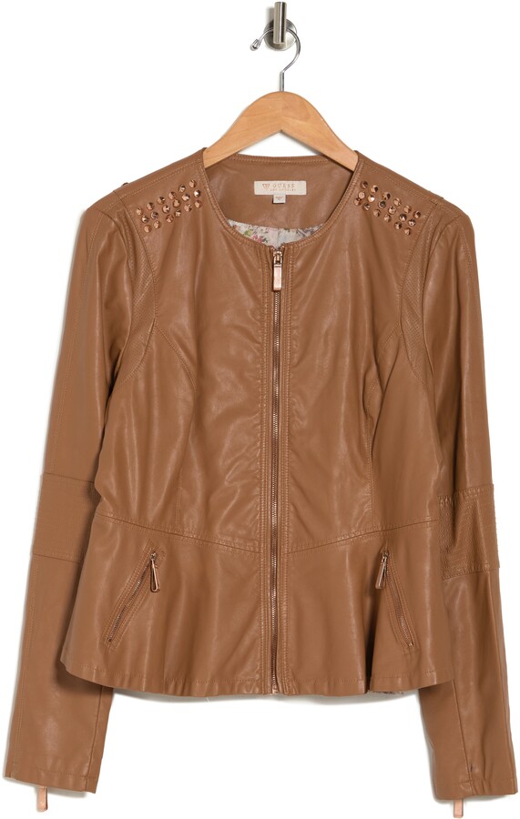 Womens Studded Leather Jacket | Shop the world's largest 