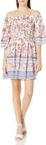 Thumbnail for your product : Angie Women's Smocked Bodice Cold Shoulder Dress