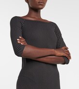 Thumbnail for your product : Wolford Rey pinstriped stretch-knit dress