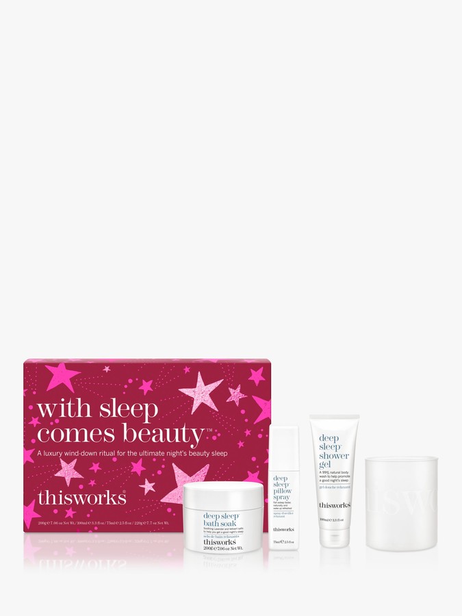 This Works With Sleep Comes Beauty Bodycare Gift Set