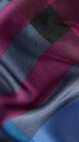 Thumbnail for your product : Burberry Check Silk Satin Square