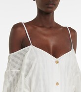 Thumbnail for your product : Deveaux Meadow off-shoulder maxi dress