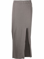Thumbnail for your product : Thom Krom Front-Slit Skirt