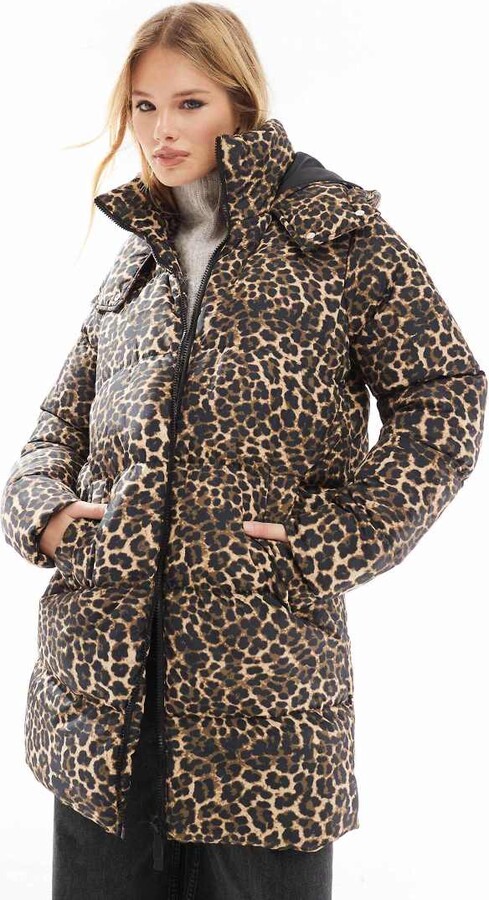 Leopard Puffer Jacket ShopStyle AU