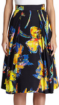 Thumbnail for your product : Milly Pop Art Floral Lana Midi Skirt