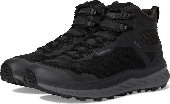 Lowa Fortux GTX QC Men's Running Shoes Black : 10 D - Medium, Rubber