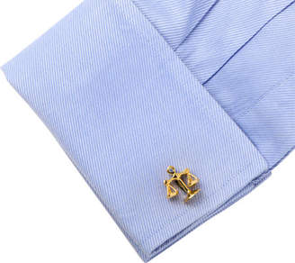 Cufflinks Inc. Moving Parts Gold Scales of Justice Cufflinks (Men's)