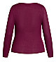 Thumbnail for your product : City Chic Button Long Sleeve Top - berry