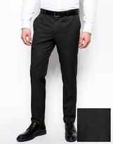 Thumbnail for your product : ASOS Slim Fit Suit Trousers In Fine Stripe