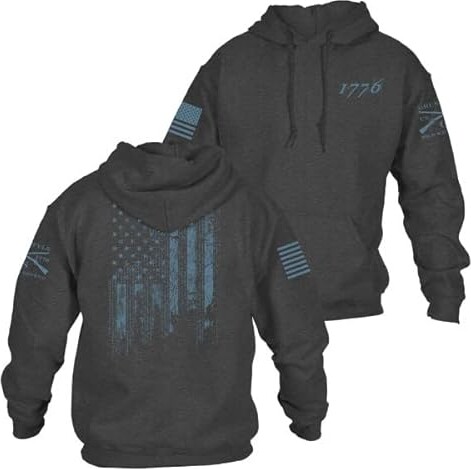 Grunt Style 1776 Flag Hoodie (Large