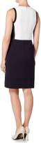 Thumbnail for your product : HUGO BOSS Sleeveless dress with visible stitching detail