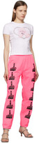 Thumbnail for your product : Ashley Williams Pink Middle Finger Lounge Pants