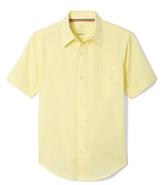 French Toast Husky Boys School Uniform Short Sleeve Classic Button-Up Dress Shirt, Sizes 10-20
