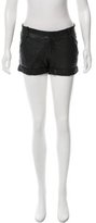 Thumbnail for your product : Alice + Olivia Leather Mini Shorts