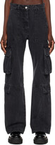 Thumbnail for your product : MSGM Black Cargo Jeans