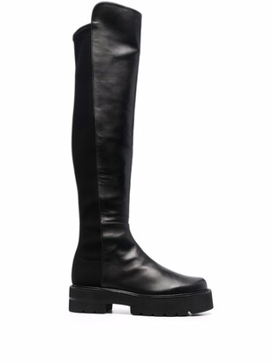 Stuart Weitzman 5050 Thigh-High Leather Boots