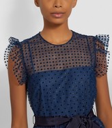 Thumbnail for your product : RED Valentino Glitter Polka-Dot Tulle Dress
