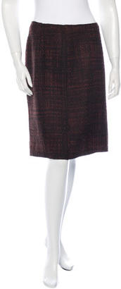 Prada Knee-Length Virgin Wool Skirt