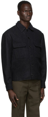 Lemaire Black Boxy Overshirt Jacket