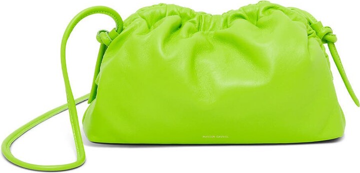 Mansur Gavriel Accessories Green Mini Cloud Clutch Green