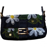 Thumbnail for your product : Fendi Multicolour Cotton Clutch bag