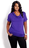 Thumbnail for your product : Addition Elle Premium Essential Cowl Neck Top