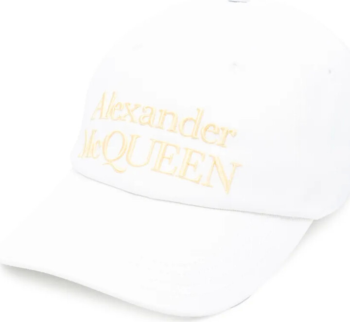 Alexander McQueen Embroidered-Logo Cotton Cap