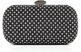 Thumbnail for your product : Kate Landry Social Bead-Stone Box-Frame Clutch