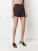 Thumbnail for your product : Valentino High-Waisted Knitted Shorts