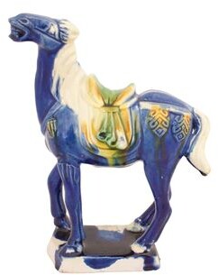 Tang-Style War Horse - G3Q Designs - Blue