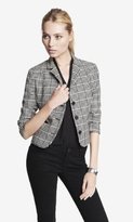 Thumbnail for your product : Express 20 Inch Graphic Plaid Jacket