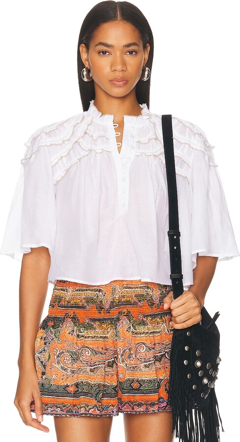 Etoile Isabel Marant Carmen Top in White