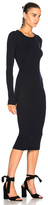Thumbnail for your product : Enza Costa Back Drape Dress in Blue.