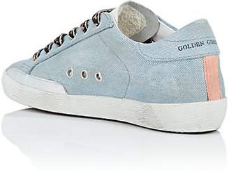 Golden Goose Women's Superstar Denim Sneakers - Blue
