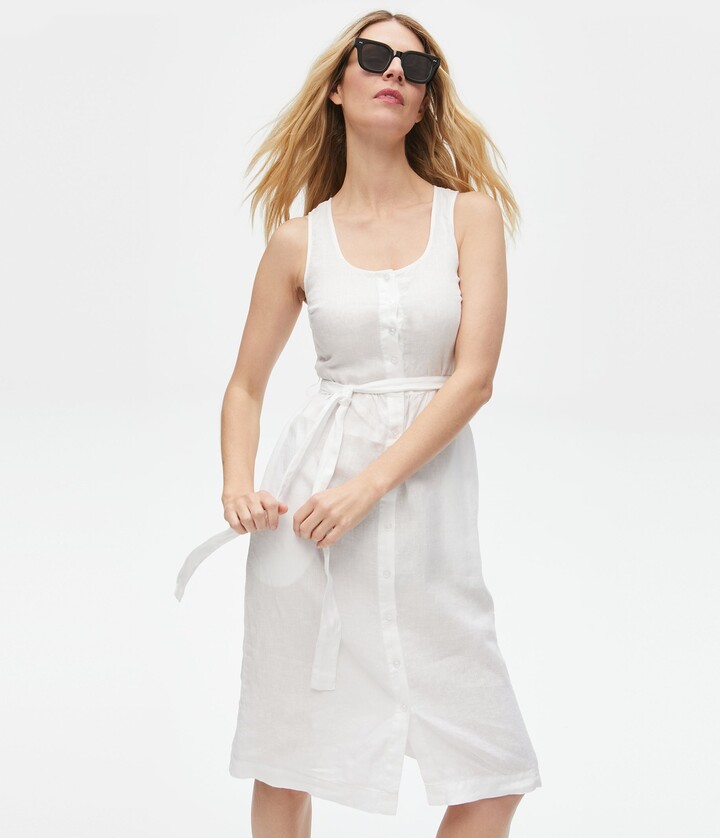 White Button Front Dress | Shop the world's largest collection of 