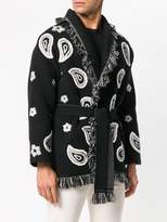 Thumbnail for your product : Alanui cashmere jacquard knit cardigan