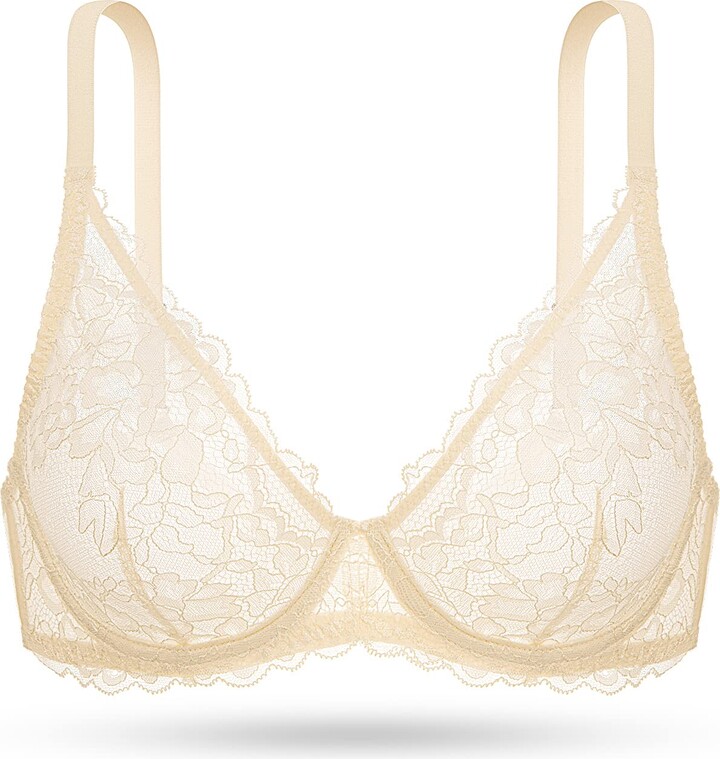 See-through Lace Bra | Shop The Largest Collection | ShopStyle