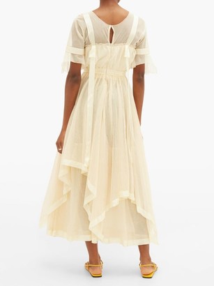 MIMI PROBER Susanna Layered Organic-cotton Tulle Dress - Ivory