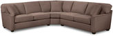 Thumbnail for your product : Fabric Possibilities Track-Arm 3-pc. Left-Arm Loveseat Sectional with Sleeper
