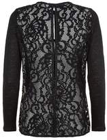 Thumbnail for your product : Sandro Lace Detail Top