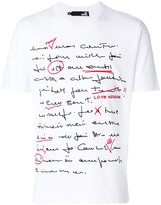 Thumbnail for your product : Love Moschino handwriting print T-shirt