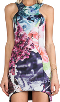 Thumbnail for your product : Shakuhachi Flower Bomb Bonded Body Con Dress