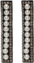 Thumbnail for your product : Erdem Black Crystal Layer Earrings