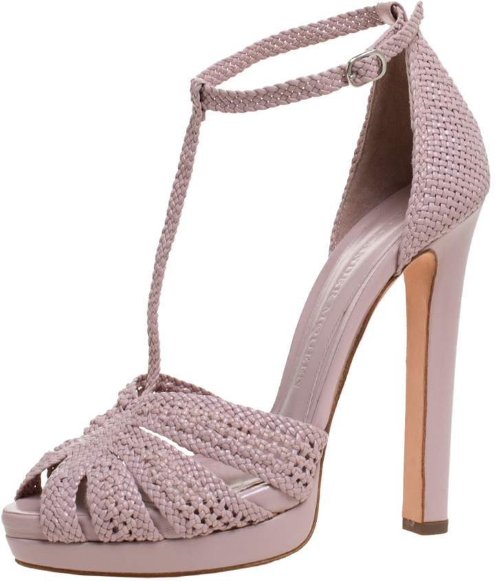 lilac alexander mcqueen trainers