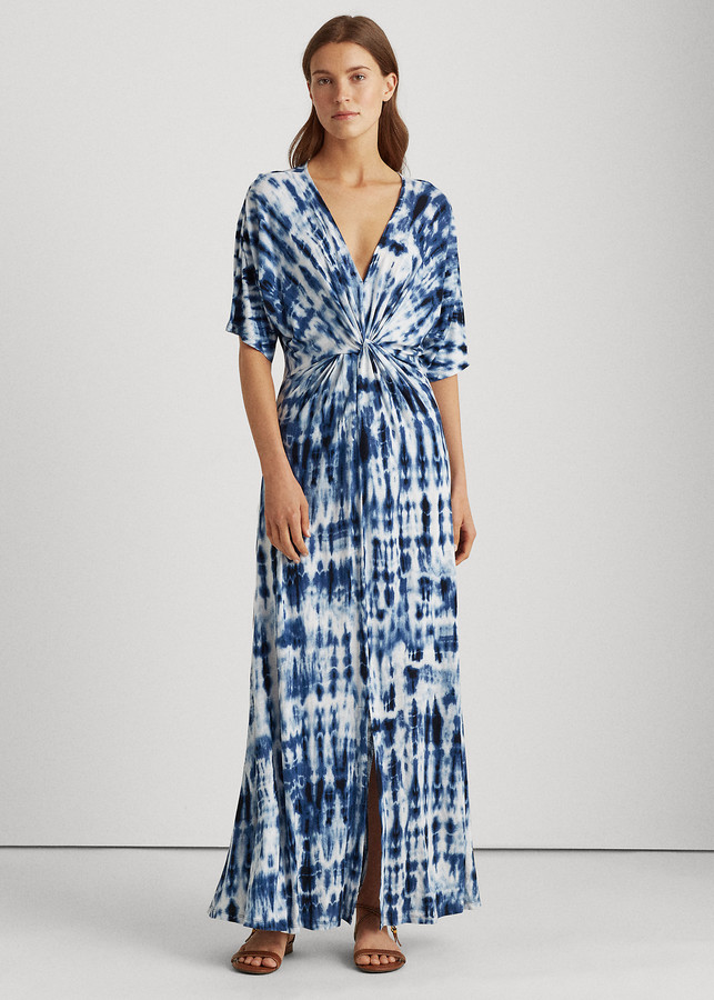 Ralph Lauren TieDye Linen Dress ShopStyle