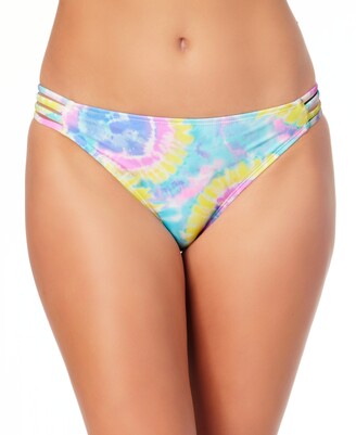 California Waves Juniors' Strappy Hipster Bikini Bottoms, Created for Macy's Women's Swimsuit