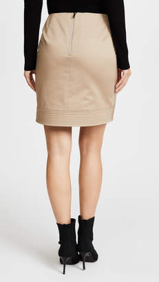 Barbara Bui Cotton Fold Skirt