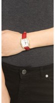 Thumbnail for your product : Michele 16mm Calfskin Leather Watch Strap