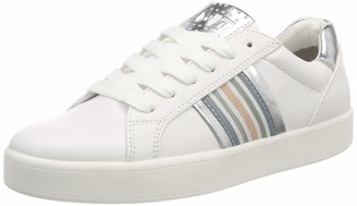 marco tozzi silver trainers